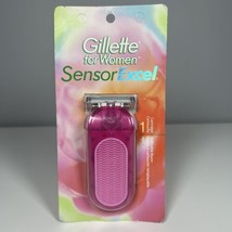 Gillette Sensor For Women Refillable Razor Shaver Handle Pink Glitter Rare Color - £42.92 GBP