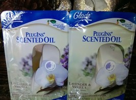 Glade Plugins Scented Oil Refils Lavender &amp; Vanilla - £12.51 GBP