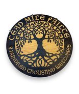 Sign - CUSTOM - Céad Míle Fáilte - celtic tree of life Sign (13X13 INCHE... - $26.87 CAD+