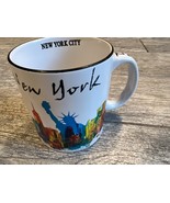 New York City Coffee Mug Souvenir Tourist Colorful Rainbow Spell out NYC... - $229.42 MXN