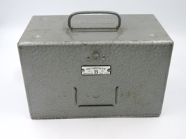 Brumberger Vintage Metal Film Can Storage Case Box with 12 5&quot; Reels - $24.70