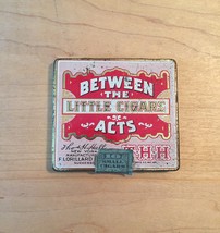 Vintage Between the Acts little cigars tin packaging