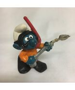 Vintage Frogman Smurf Bully Scuba Diver Peyo 2 W Germany 2.5&quot; Tall - €8,49 EUR