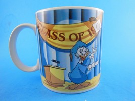 Vintage Mickey Mouse Minnie &amp; Donald Graduation Mug Disney  Korea - £6.95 GBP