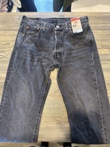 Levi&#39;s Men&#39;s 501 Original Fit Button Fly Non-Stretch Jeans. 30x30. Open Hem. Z - £27.30 GBP