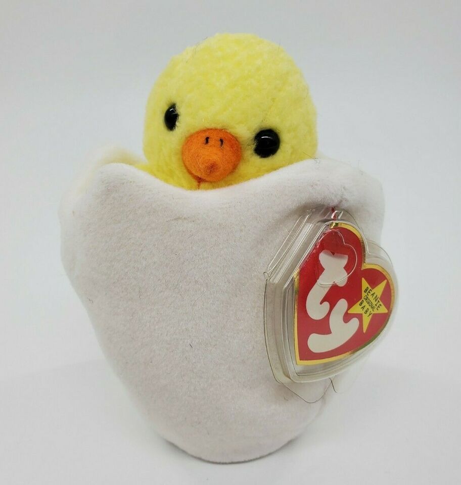 Eggbert the Beanie Baby Easter Chick Retired 6" Plush Stuffed Toy Mint Tag B61 - $9.99