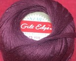 Star Gilt Edge Darning Cotton Color 16 Maroon Thread 75 Yards NOS - £4.63 GBP