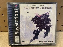 Playstation 1 PS1 3-disk  Final Fantasy Anthology V , VI Black Label No ... - £26.16 GBP