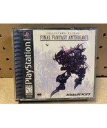 Playstation 1 PS1 3-disk  Final Fantasy Anthology V , VI Black Label No ... - £26.01 GBP