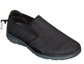 Skechers Classic Fit Memory Foam Air Cooled Black Men&#39;s Shoes Size US 12 - £49.04 GBP