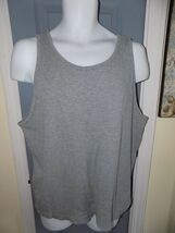 Old Navy Gray Ribbed Regular Fit Tank Top Size L Men's EUC - $14.40