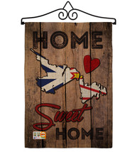 Canada Provinces Newfoundland and Labrador Home Sweet Burlap - Impressions Decor - £27.15 GBP