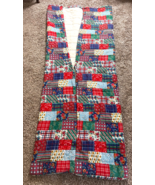 Vintage 70s Boho Quilted Patchwork Sleeping Bag Snug Blanket - $1,029.68 MXN