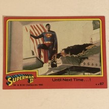 Superman II 2 Trading Card #87 Christopher Reeve - £1.54 GBP