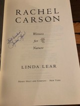 AUTOGRAPHED Rachel Carson: Witness for Nature 1st Edition Hardcover Linda Lear - £28.05 GBP