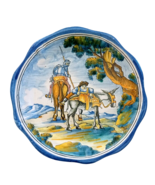 TALAVERA NIVEIRO (SPAIN) HAND PAINTED PLATE - DON QUIXOTE &amp; SANCHO - £124.55 GBP