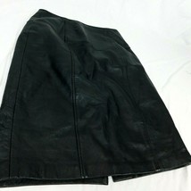 Architect Women&#39;s Black Leather Lined Pencil Skirt Size10 - $33.99