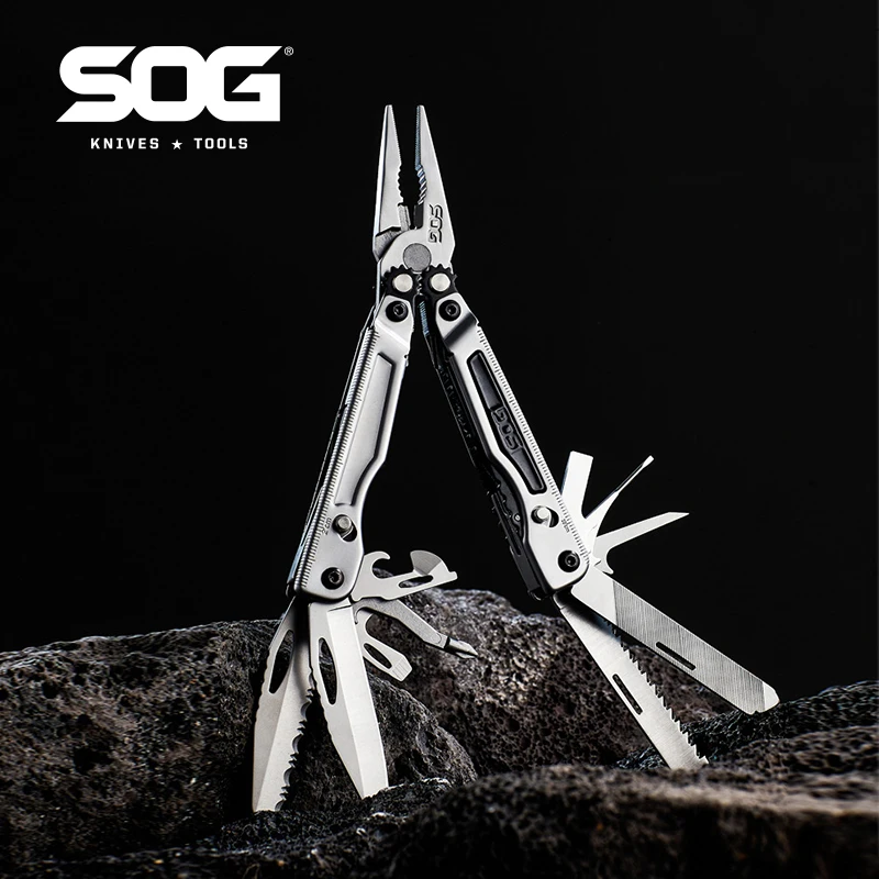 SOG 19 in 1 PowerPlay Multitool Pliers EDC Multifunction Outdoor Survival - £67.22 GBP+