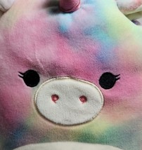 KellyToy Pig Tie Dye Squishmallow Wings Rainbow Soft Unicorn No Hang Tag 9&quot; - £9.80 GBP