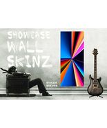 Wall Art Guitar Display Décor Panes Rainbow Time Warp 962 - $79.15