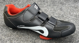 Peloton Mens Road Cycling Shoes EUR Size 40 USA 3-Bolt Delta Cleats Blac... - £30.62 GBP