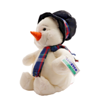 Mary Meyer Vintage 1998 Bluster Snowman Plush The Rouse Company New W Tags - $28.04