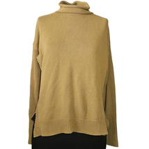 Tahari Yellow Mock Neck Sweater Size Small - £27.22 GBP