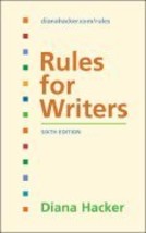 Rules for Writers - Tabbed Edition - Text (6th, 08) by Hacker, Diana [Spiral-bou - £15.53 GBP