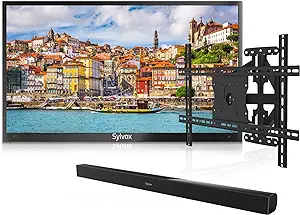 55 Outdoor Tv With 60W Waterproof Soundbar & Wall Mount, 4K Weatherproof Tv, Ip5 - £2,818.84 GBP