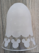 Frosted Disney Icon Mickey Ears Plastic Shade Chandelier Sconce Replacement image 2