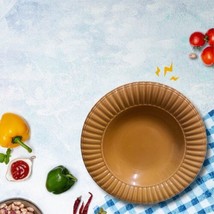 Italian Elegance 6-Rim Soup Bowls TODD ENGLISH Collection Burnt Orange S... - £61.60 GBP