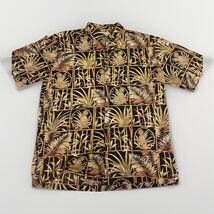 Tori Richard Hawaiian Shirt Mens M Bamboo Print Short Sleeve Tropical - $17.99