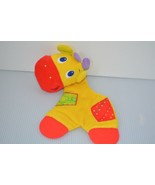 Bright Starts Giraffe Yellow Plush Snuggle Teether Crinkle Baby Activity... - £6.70 GBP