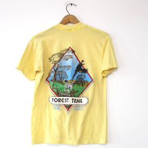Vintage Forest Trail Game Reserve T Shirt Medium - £24.97 GBP