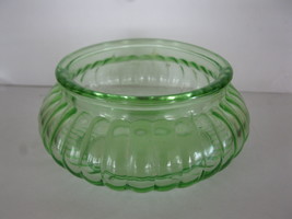 Green Uranium Glass 5&quot; wide bowl - $27.50