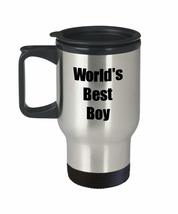 Boy Travel Mug Worlds Best Funny Gift Idea For Car Novelty Gag Coffee Tea 14oz I - £17.00 GBP