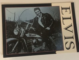 Elvis Presley Postcard Elvis In Motorcycle - $3.46