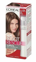Three (3) ~ Loreal Paris ~ Root Rescue Coloring Kit ~ 6A Light Ash Brown - £17.93 GBP