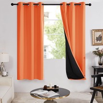 Deconovo 100% Blackout Curtains For Bedroom, 72 Inch Length,, 42Wx72L Inch - £41.27 GBP