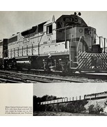 1970 Maine Central Railroad Train B-11 Print Vintage Portland Winthrop - $29.99