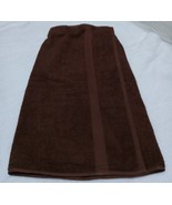 Brown Towel Wrap for Shower Bath Spa Sauna Gym Beach  - £13.36 GBP