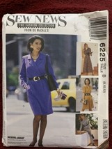 McCall's Sew News Sewing Pattern 6225 Misses Size 10 - 12 Jumpsuit/Dress - $8.79