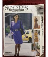 McCall&#39;s Sew News Sewing Pattern 6225 Misses Size 10 - 12 Jumpsuit/Dress - $8.79