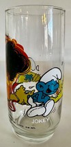Hardees The Smurfs JOKEY Drinking Glass Vintage 1982 ~ Fun Collectible for Fans! - £10.23 GBP