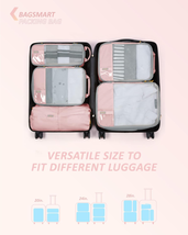 6 Set/4 Set/2 Set Compression Packing Cubes for Travel, Lightweight Vacation Tra - £39.57 GBP