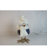 TARGET CHRISTMAS WONDERSHOP FABRIC PENGUIN WITH SCARF &amp; Hat  2106 Denim - $11.46
