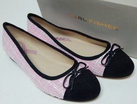 Marc Fisher Jodi Size 8.5 M Women&#39;s Breast Cancer Ribbon Ballet Flat Sho... - $39.59