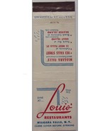 Vintage Louis Restaurants Niagra Falls N.Y. Empty Matchbook - $1.99