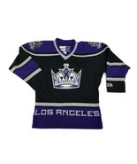 Los Angeles Kings NHL Hockey Reebok Jersey Black Purple Youth Kids Boys ... - £32.85 GBP