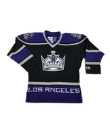 Los Angeles Kings NHL Hockey Reebok Jersey Black Purple Youth Kids Boys ... - £33.08 GBP